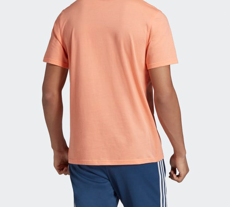 adidas originals Chest Logo Sports Short Sleeve Pink FM3792
