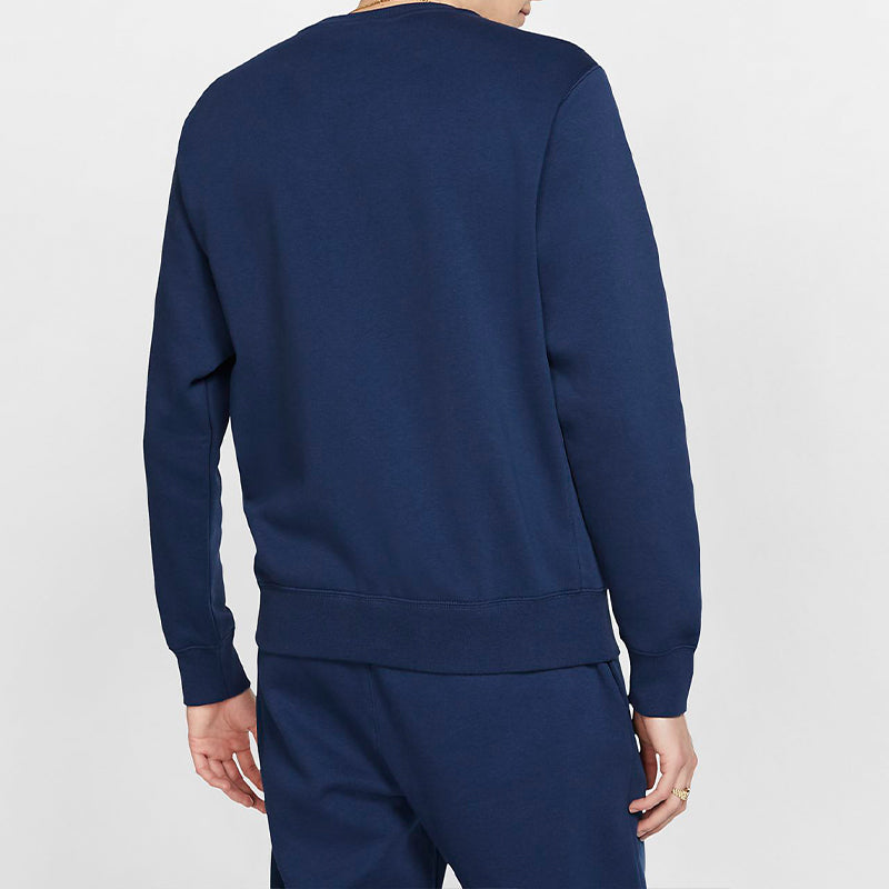 Nike Sportswear Casual Sports Round Neck Pullover Blue BV2663-410