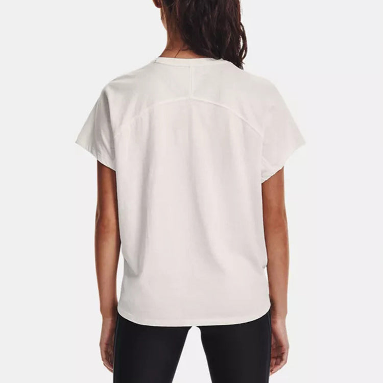 (WMNS) Under Armour Project Rock Outwork Printing White 1361062-112