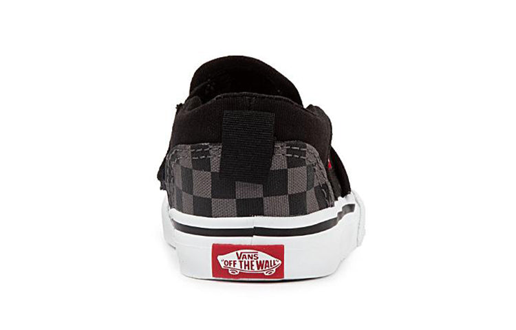 (TD) Vans Asher V 'Checkers - Black Pewter' VN000XE98JU