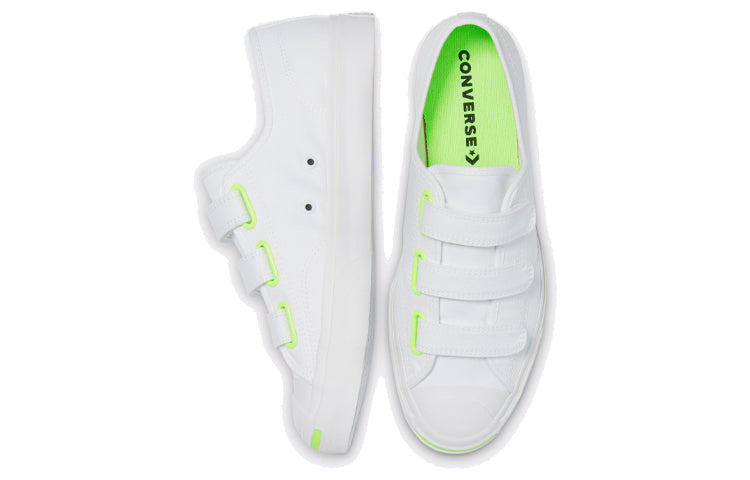Converse Jack Purcell Low Easy-On 'White Ghost Green' 168137C