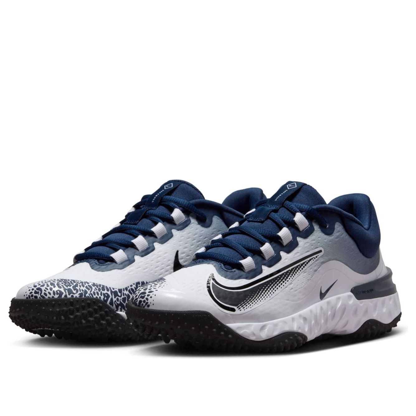(WMNS) Nike Alpha Huarache Elite 4 Turf 'Midnight Navy White' FD2746-400
