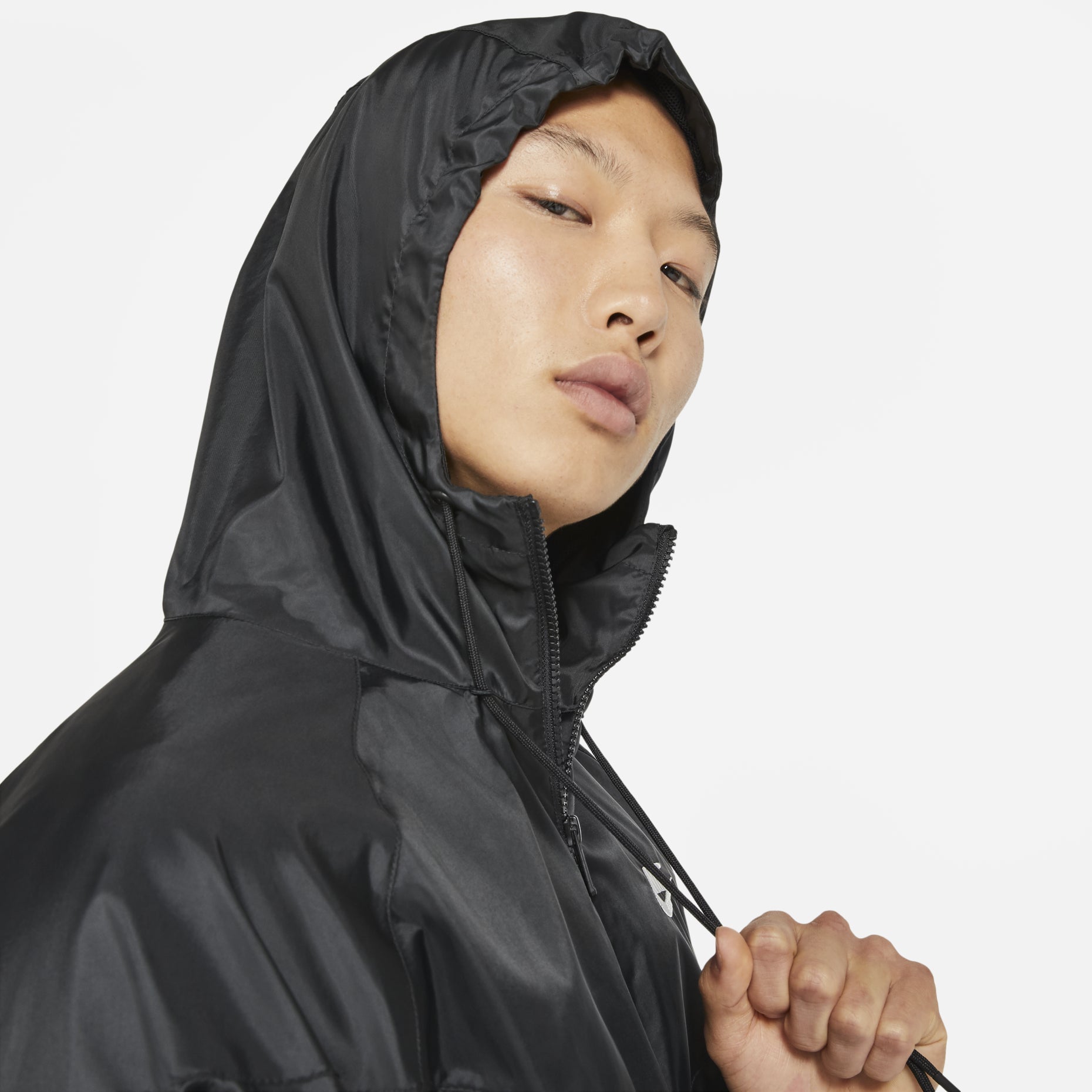 Nike Sportswear Windrunner Sports Training hooded Woven Jacket Black DA0002-010