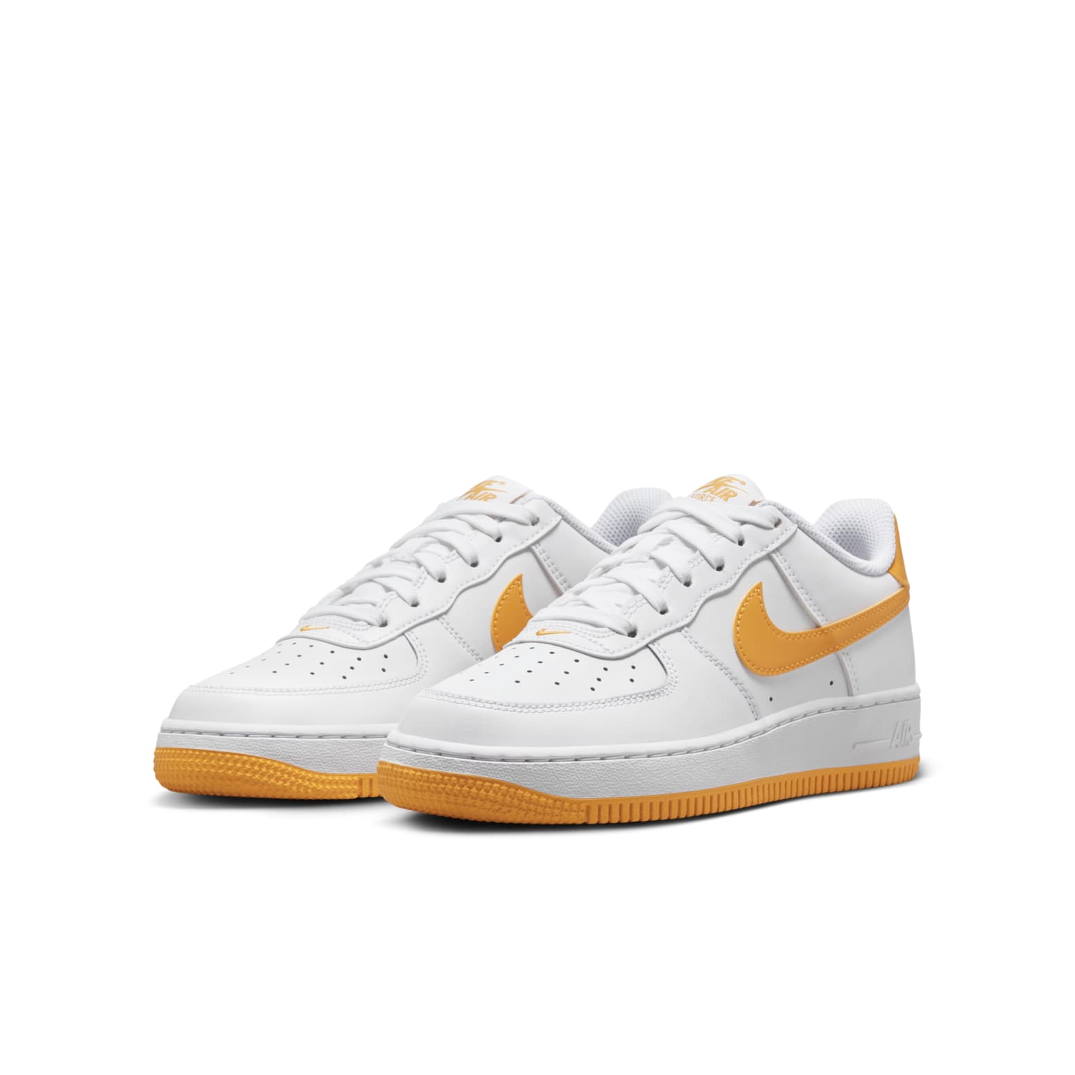 (GS) Nike Air Force 1 'White University Gold' FV5948-109