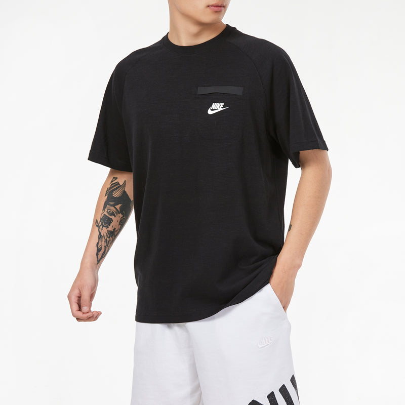 Nike Sports Training Loose Breathable Round Neck Short Sleeve Black CZ9867-010