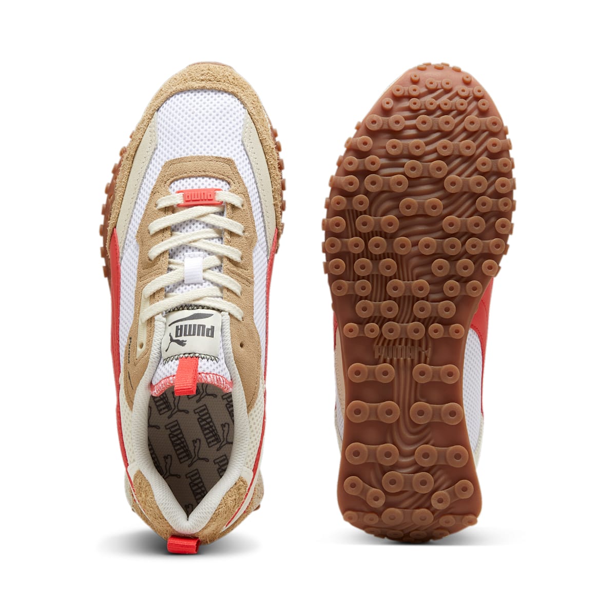PUMA Blktop Rider Preppy 'White Active Red' 395875-01