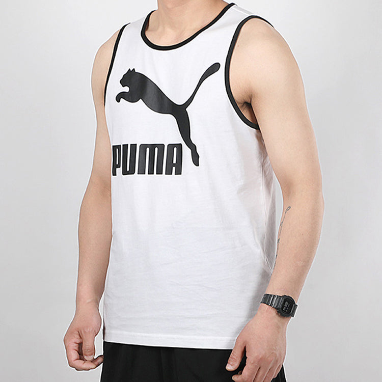 PUMA Classics Logo Tank 'White Black' 597456-02