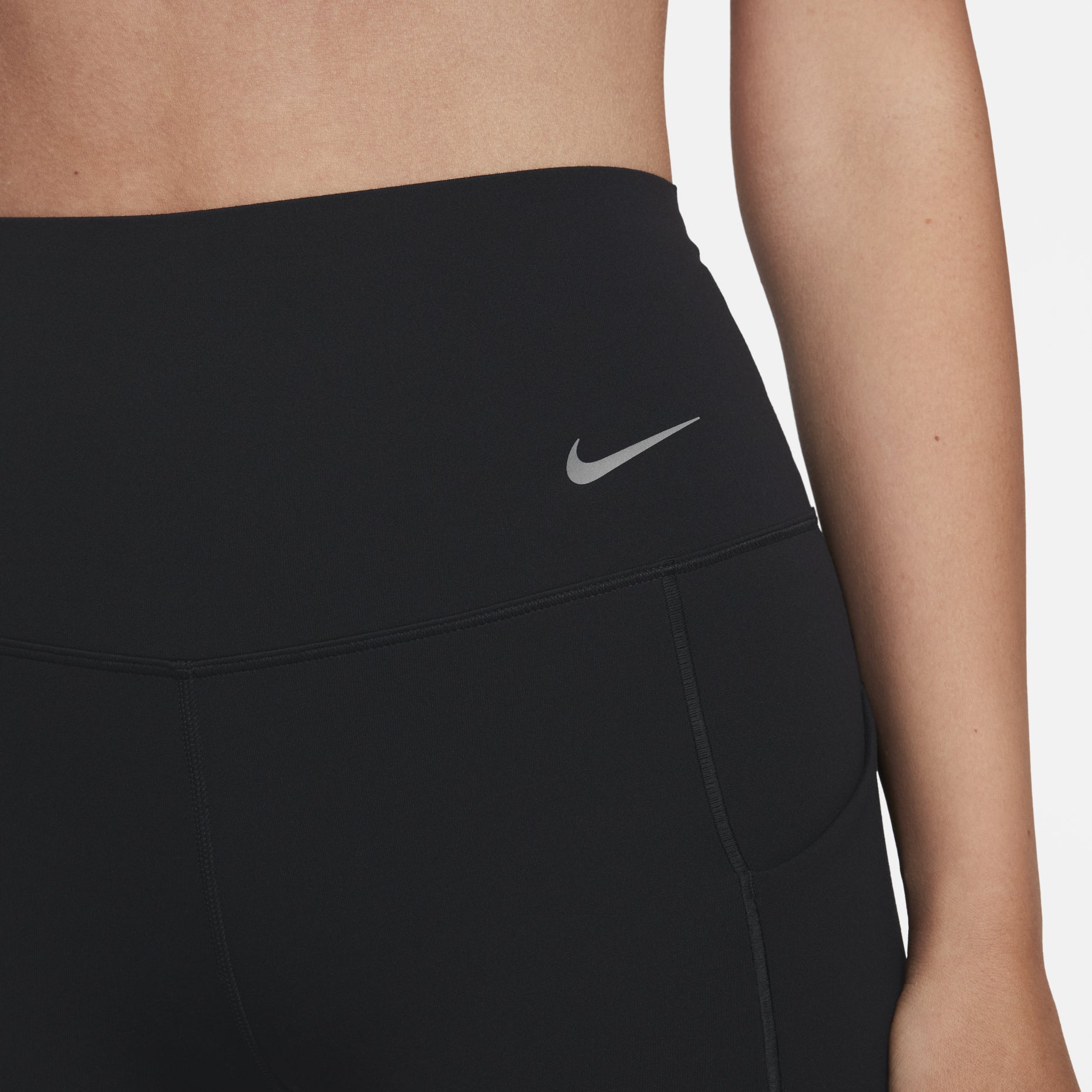 (WMNS) NIKE DRI-FIT UNIVERSA MEDIUM-SUPPORT SHORTS WITH POCKETS 'Black' DQ5995-010