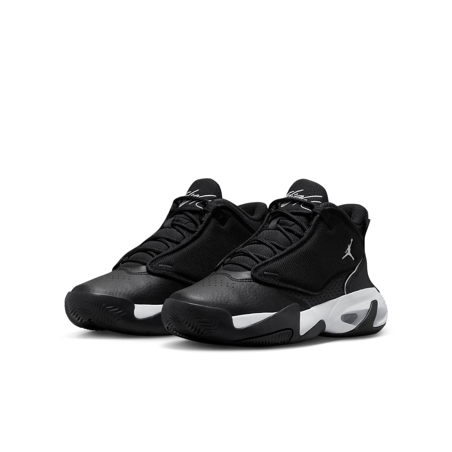 (GS) Air Jordan Max Aura 4 'Black Metallic Silver' DQ8404-002