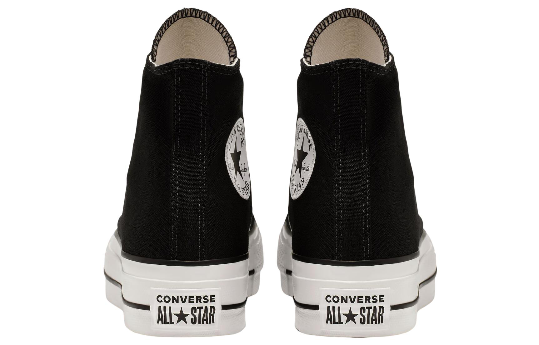 (WMNS) Converse Chuck Taylor All Star Lift High 'Black White' 560845F