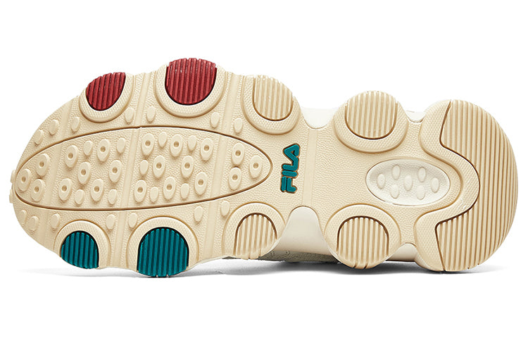 (WMNS) FILA Jagger Retro Running Shoes Ginger Man White/Brown F12W011412FWL