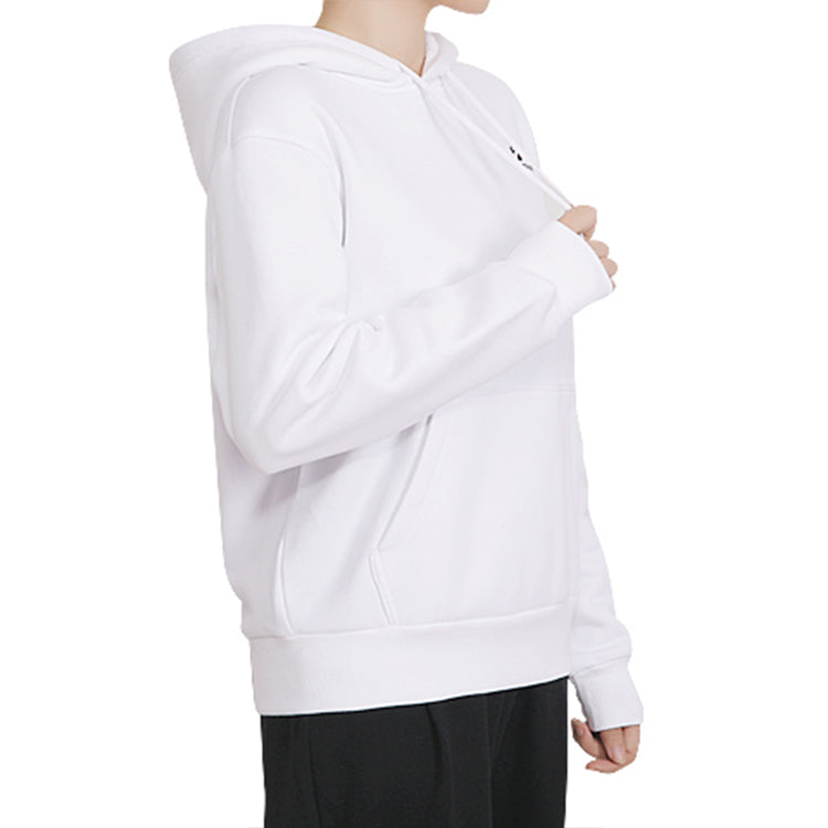 (WMNS) Converse Embroidered Star Chevron Pullover Hoodie BB Asia Sizing 'White' 10020872-A08