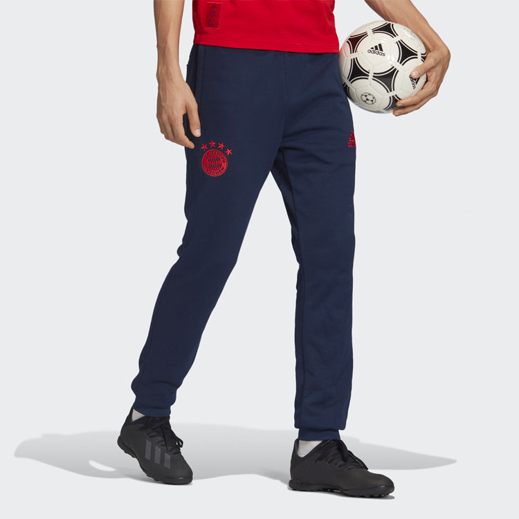 adidas Fc Bayern Bayern Munich Black Soccer/Football Sports Long Pants Navy Blue FI6231