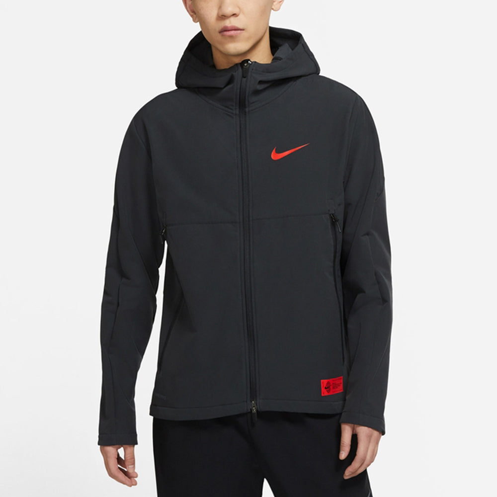Nike Sports Training protection against cold Woven Hooded Jacket Black DH1384-010