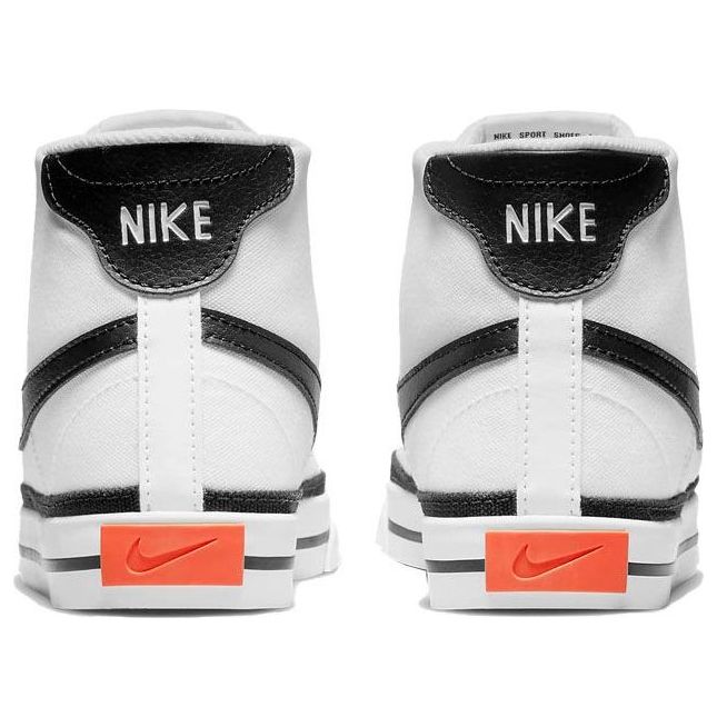(WMNS) Nike Court Legacy Canvas Mid 'White Black' DD0161-100