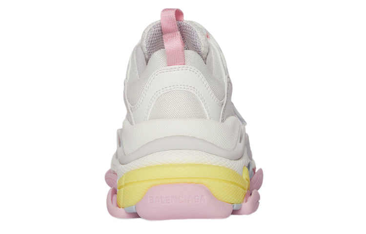 (WMNS) Balenciaga Triple S 'White Yellow' 524039W2FW47541