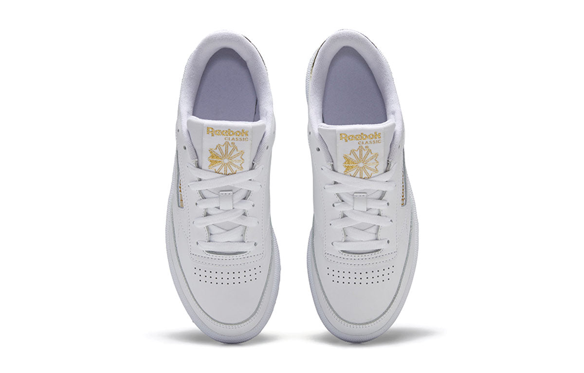 (WMNS) Reebok Club C 85 White/Yellow FW8287