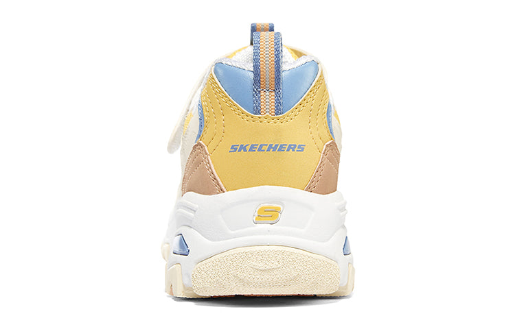 (GS) Skechers D'Lites 'White Yellow' 302526L-WYL