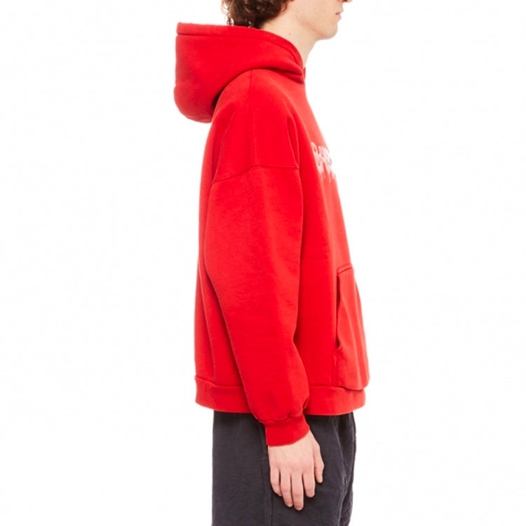 Balenciaga SS22 Logo Hoodie 'Red' 674986TLVF26407