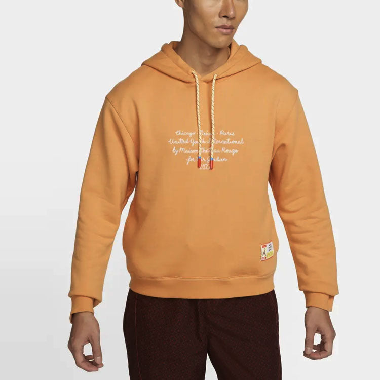 Air Jordan x Maison Chateau Rouge Crossover Hoodie 'Orange' DJ9773-839