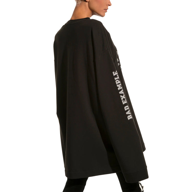 (WMNS) PUMA X Rihanna Fenty Long Sleeve Crew Neck 'Black' 575871-01