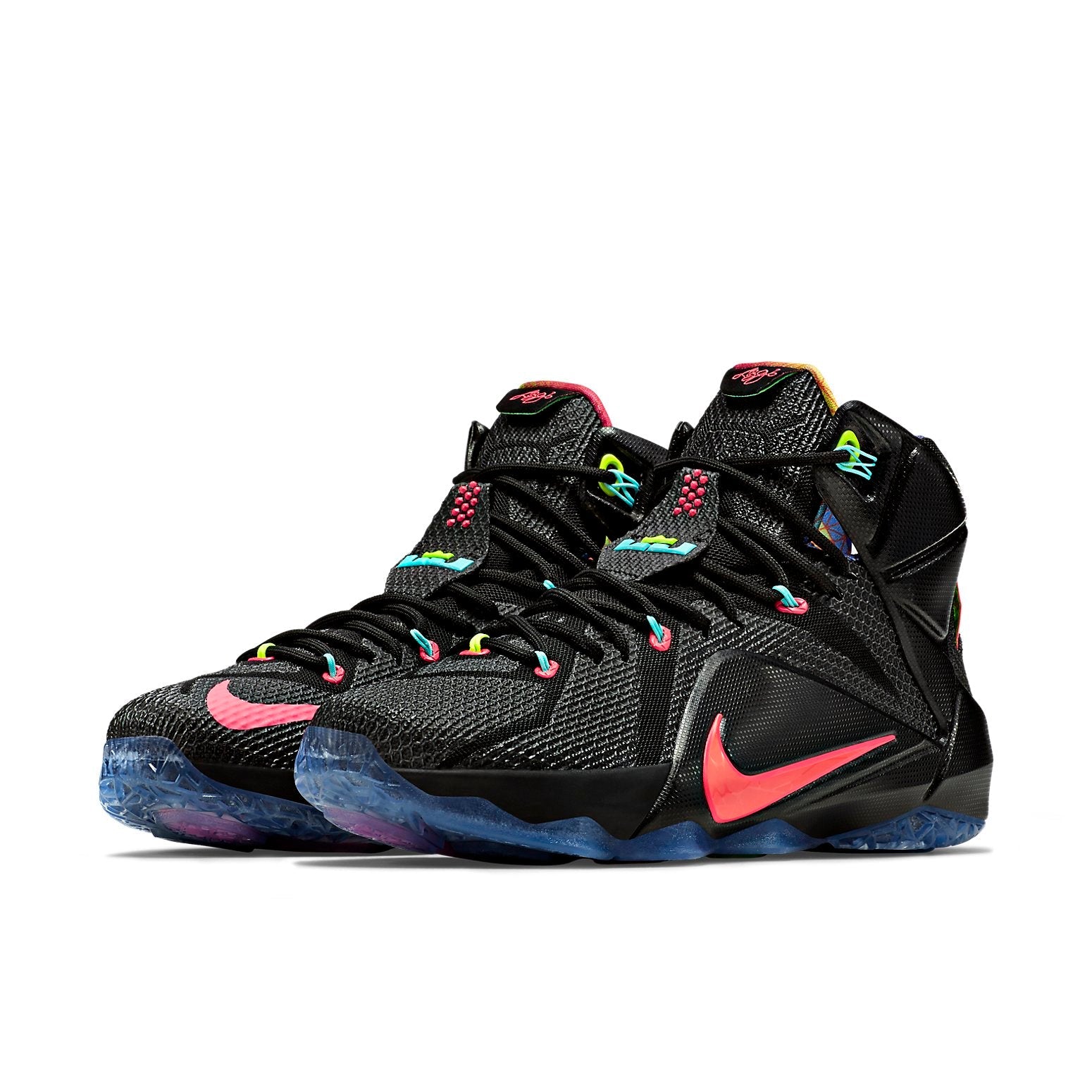 Nike Lebron 12 EP Data James 'Black Red' 707781-068