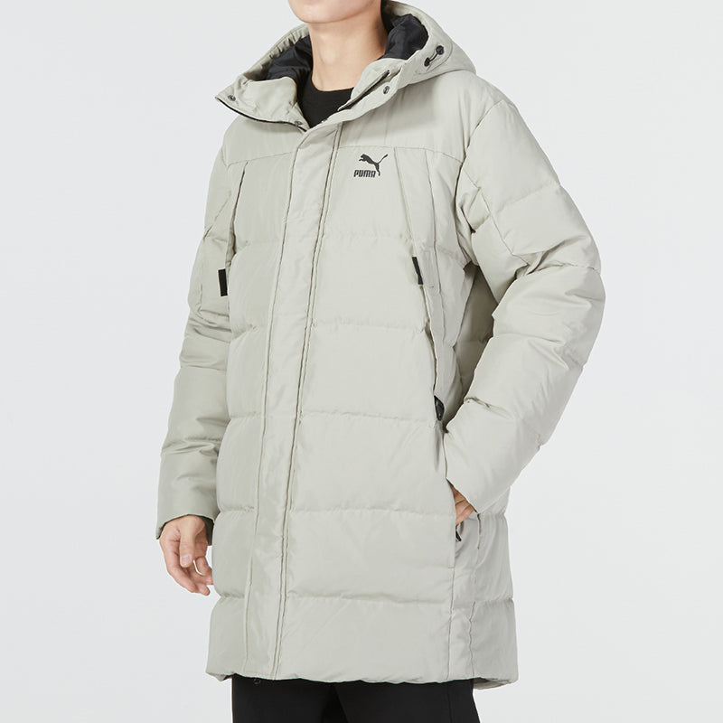 PUMA Protective Hooded Down Coat 'Green' 535582-68