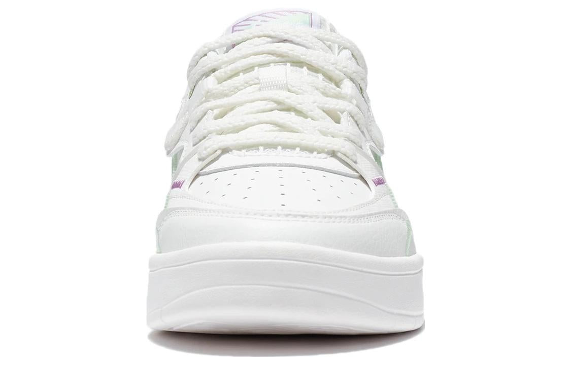 (WMNS) Li-Ning Classic Leisure 'White Light Green' AGCS086-3