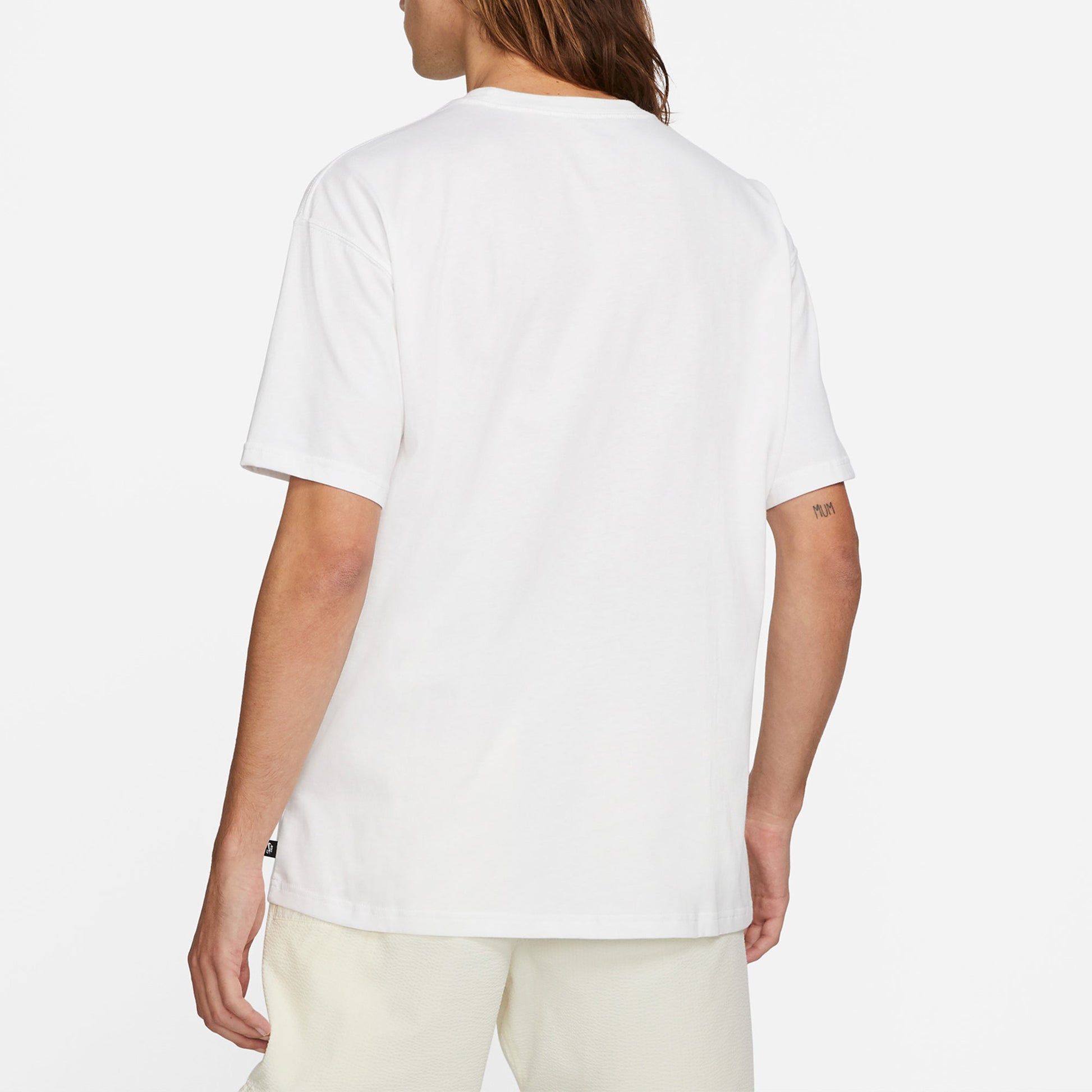 Nike SB Skateboard Sports Printing Loose Knit Short Sleeve White DD1309-100