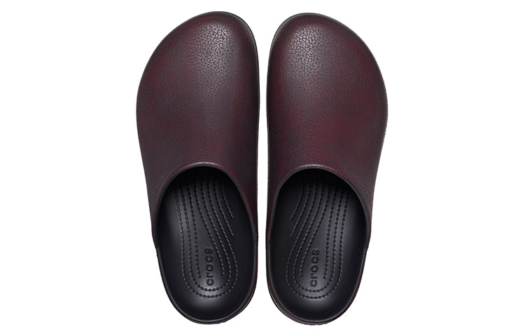 Crocs Dylan Burnished Clogs 'Dark Cherry' 209517-6WD
