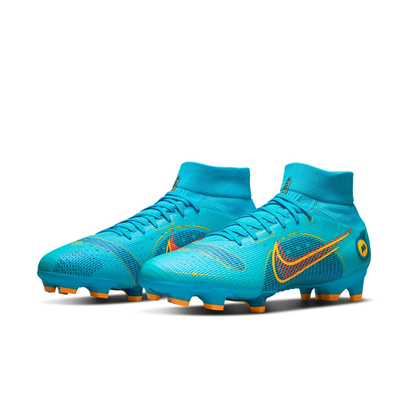 Nike Mercurial Superfly 8 Pro FG 'Chlorine Blue Laser Orange' DJ2848-484