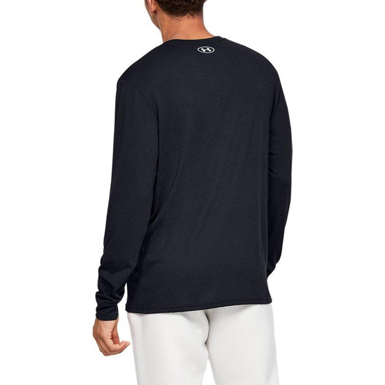 Under Armour Boxed Sportstyle Half Long-Sleeve T-shirt 'Black' 1351624-001