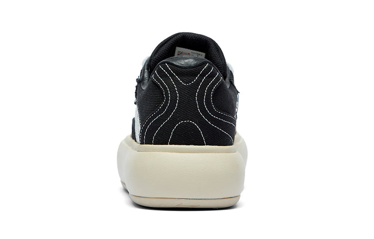 (WMNS) Li-Ning Puff Platform 'Black Beige' AZGT026-5