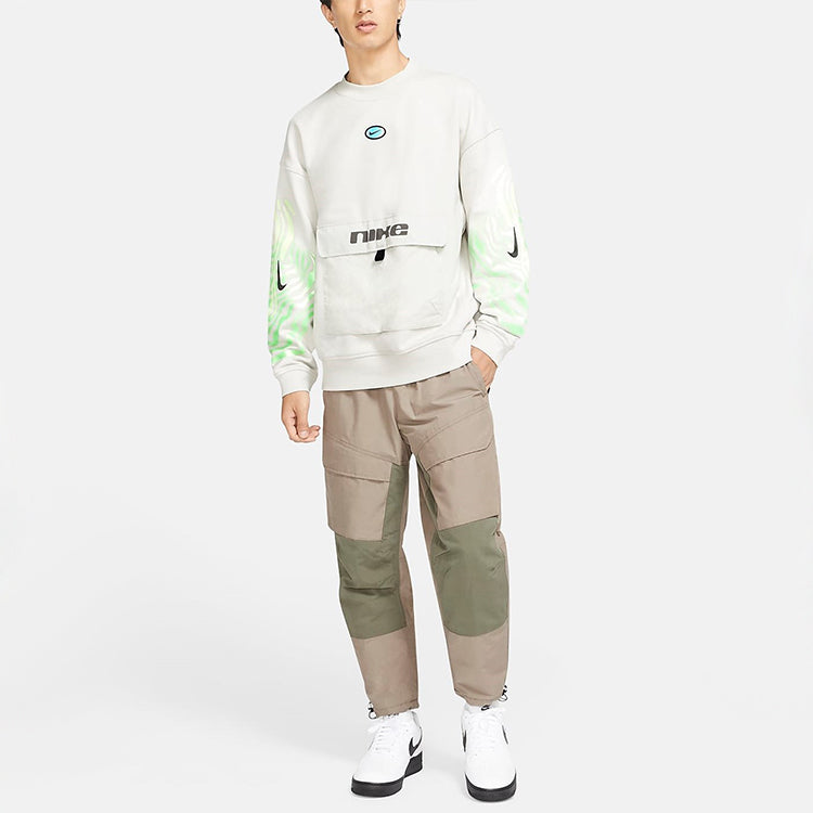 Nike Sportswear Round Neck Pocket Pullover White DC5344-072