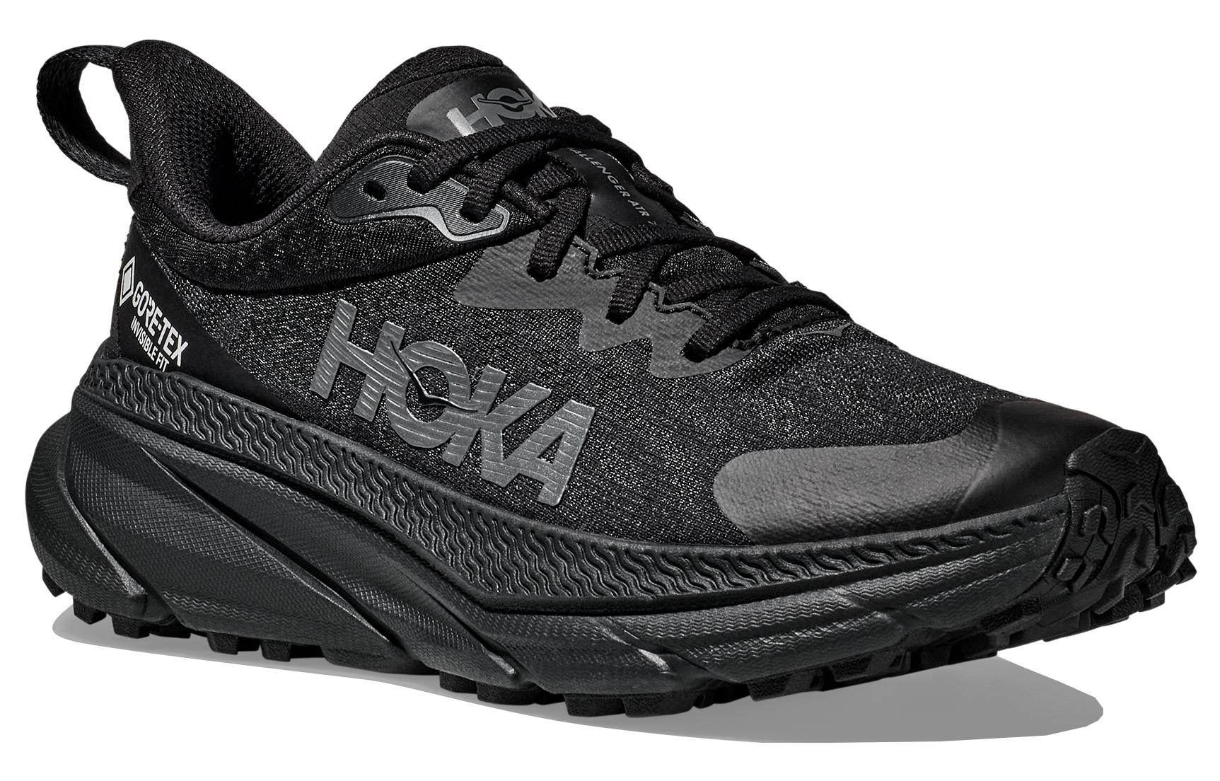 (WMNS) HOKA ONE ONE Challenger ATR 7 GORE-TEX 'Triple Black' 1134502-BBLC