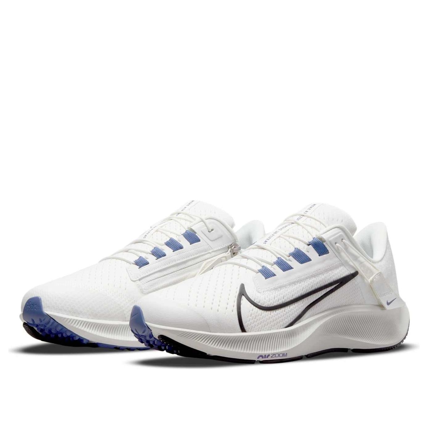 (WMNS) Nike Air Zoom Pegasus 38 FlyEase Wide 'Summit White Dark Purple Dust' DA6700-100