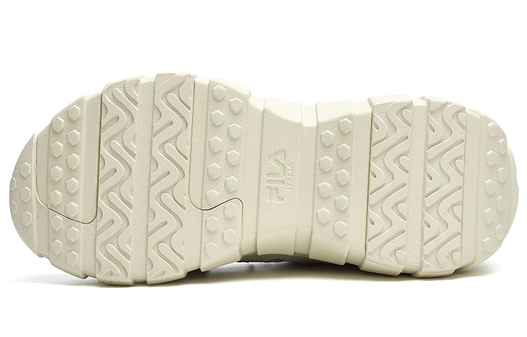 (WMNS) FILA FUSION Bone Sneakers 'White Beige' T12W311201FOA