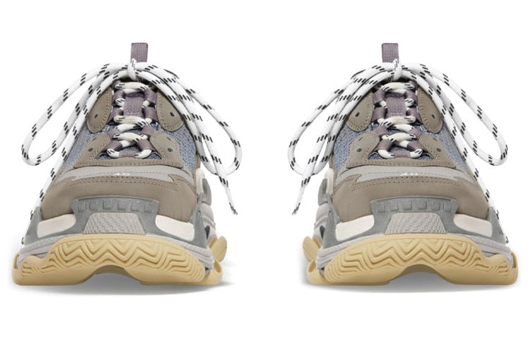 Balenciaga Triple S Mules 'Grey Blue Double Foam and Mesh' 755687W3SM11259