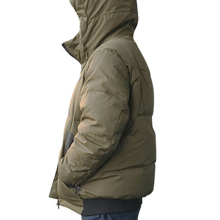 New Balance Heavyweight Puffer Hooded Jacket Asia Sizing 'Olive Green' NP74T021-KH