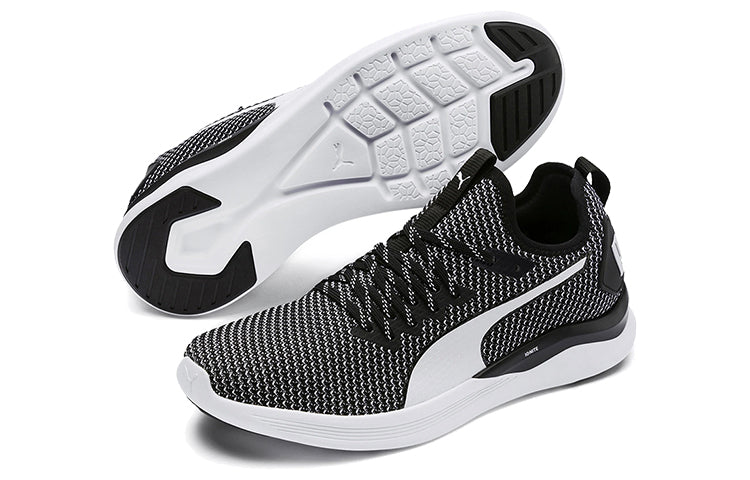 PUMA Ignite Flash Fs Low Top Running Shoes Black/White 192496-01