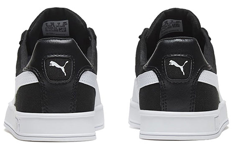 PUMA Smash Vulc Canvas 'Black White' 374754-02