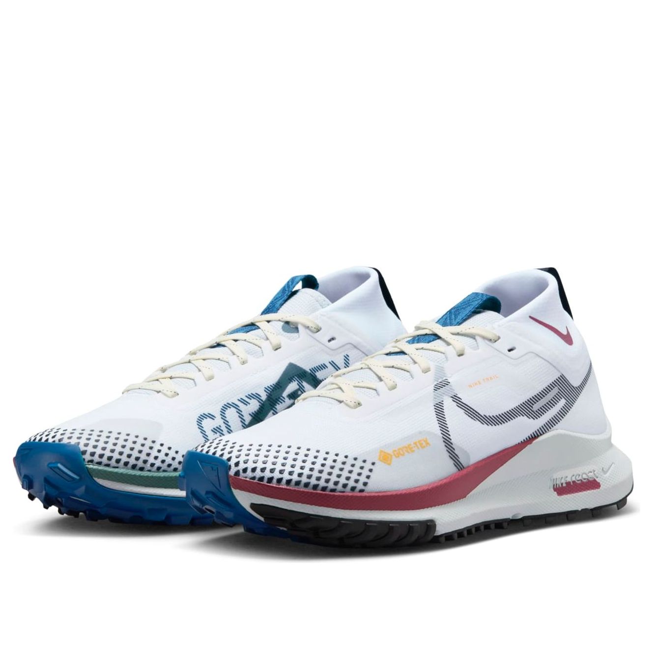 (WMNS) Nike Pegasus Trail 4 Gore-Tex 'White Red Blue' DJ7929-102