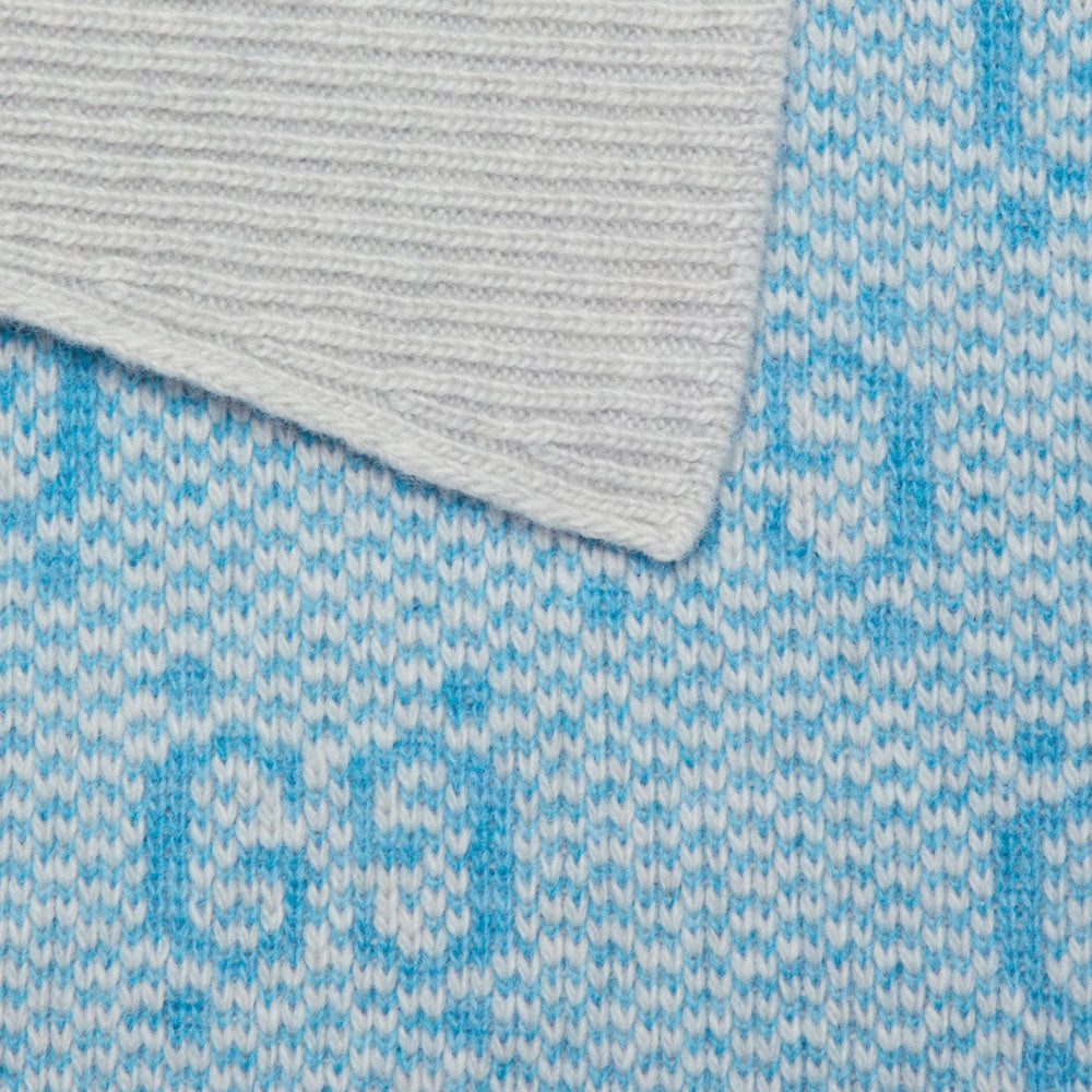 (WMNS) Gucci GG Wool Jacquard Polo 'Light Blue' 773631-XKDK5-4576