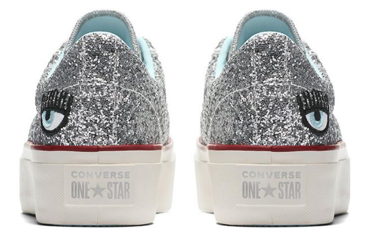 (WMNS) Converse Chiara Ferragni x One Star Platform Ox 'Glitter' 562027C