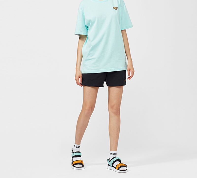 New Balance Back Illustration Printing Short Sleeve Couple Style Sky Blue AMT01548-BB2