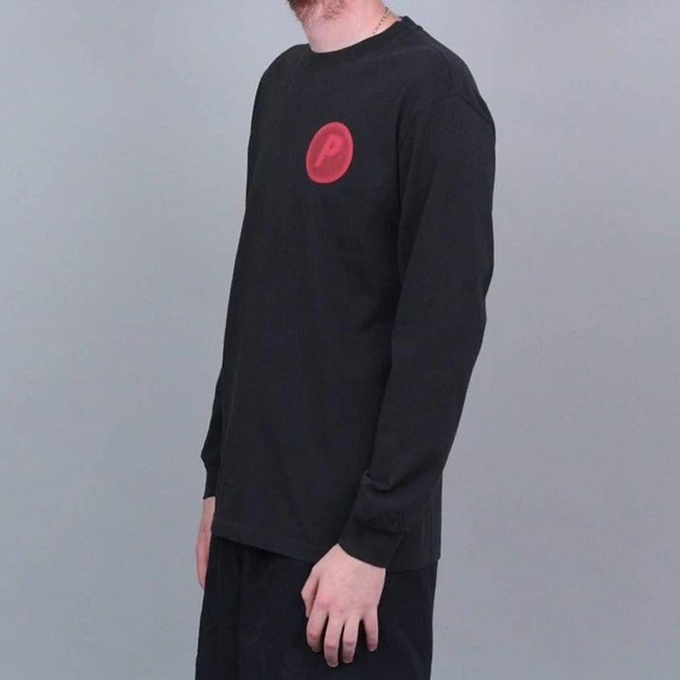 PALACE Unisex Pircular Round-neck Sweateshirt Black P15LS013
