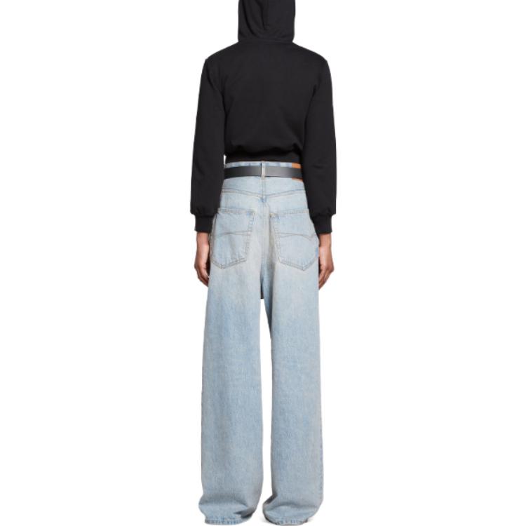 (WMNS) Balenciaga Baggy Jeans 'Light Blue' 773763TJW794076