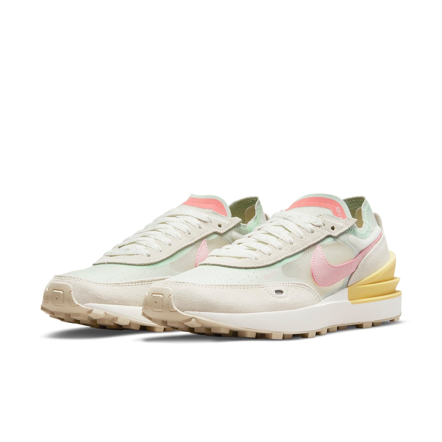 (WMNS) Nike Waffle One Seafoam Beige/Green/Pink DM9466-001