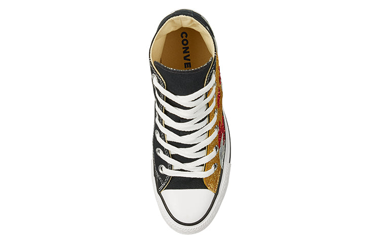 Converse Chuck Taylor All Star Glitter Flame Black White 165756C