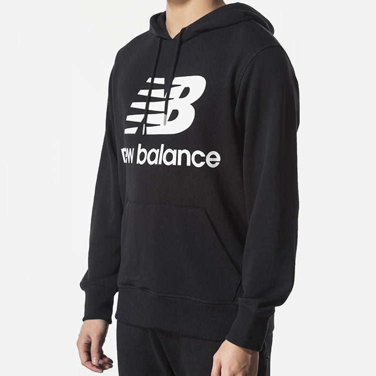 New Balance Printing Logo hooded Long Sleeves Black AMT91547